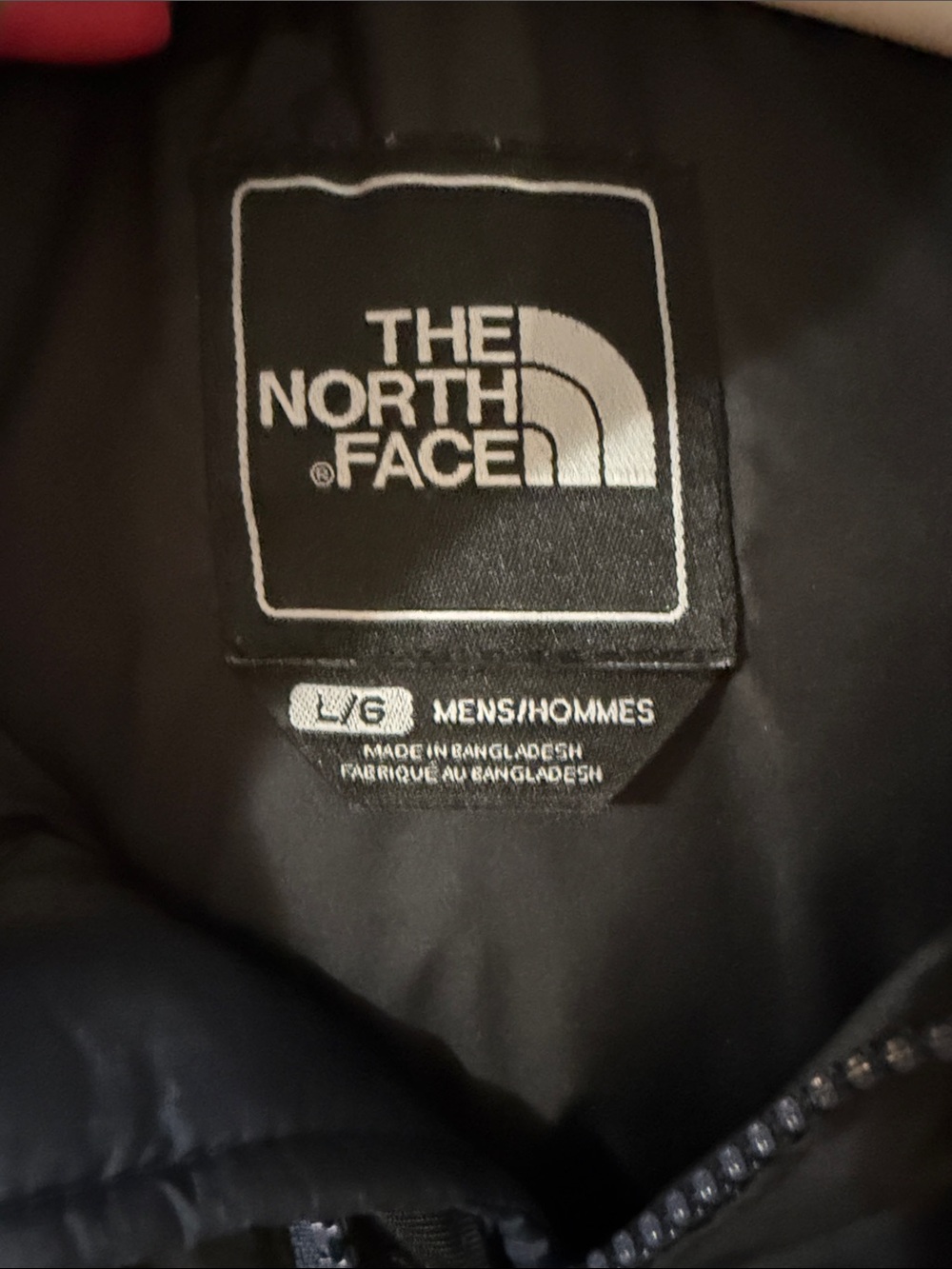 The North Face Men's Two-Tone Black & Blue Puffer Vest - Picture 3 of 3